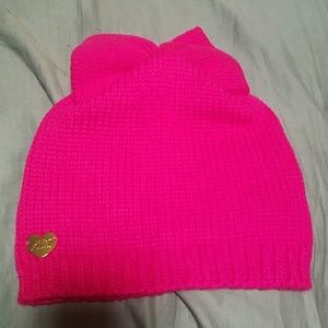 Pink winter hat
